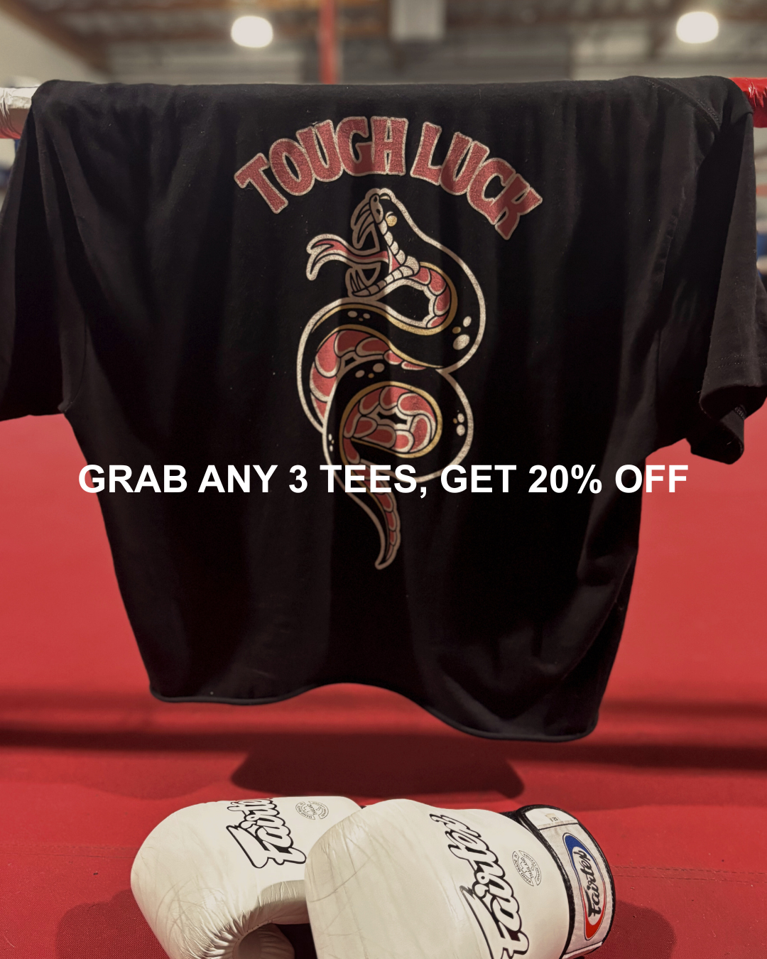 Grab 3 Tees, get 20% off