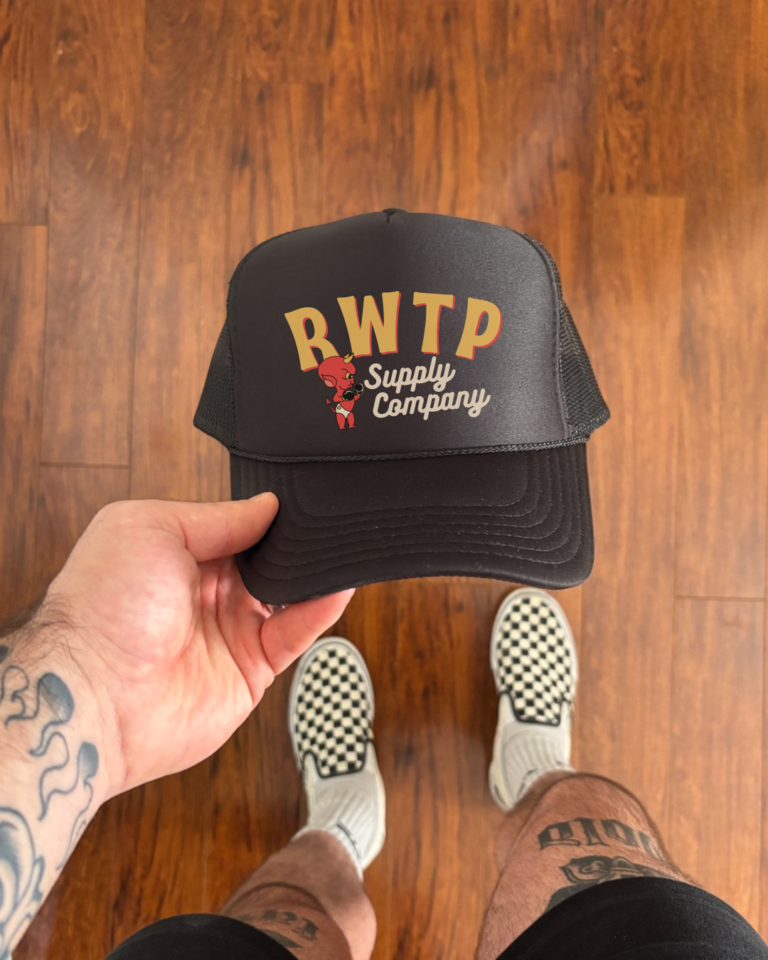 Hands Up Trucker Cap - Black